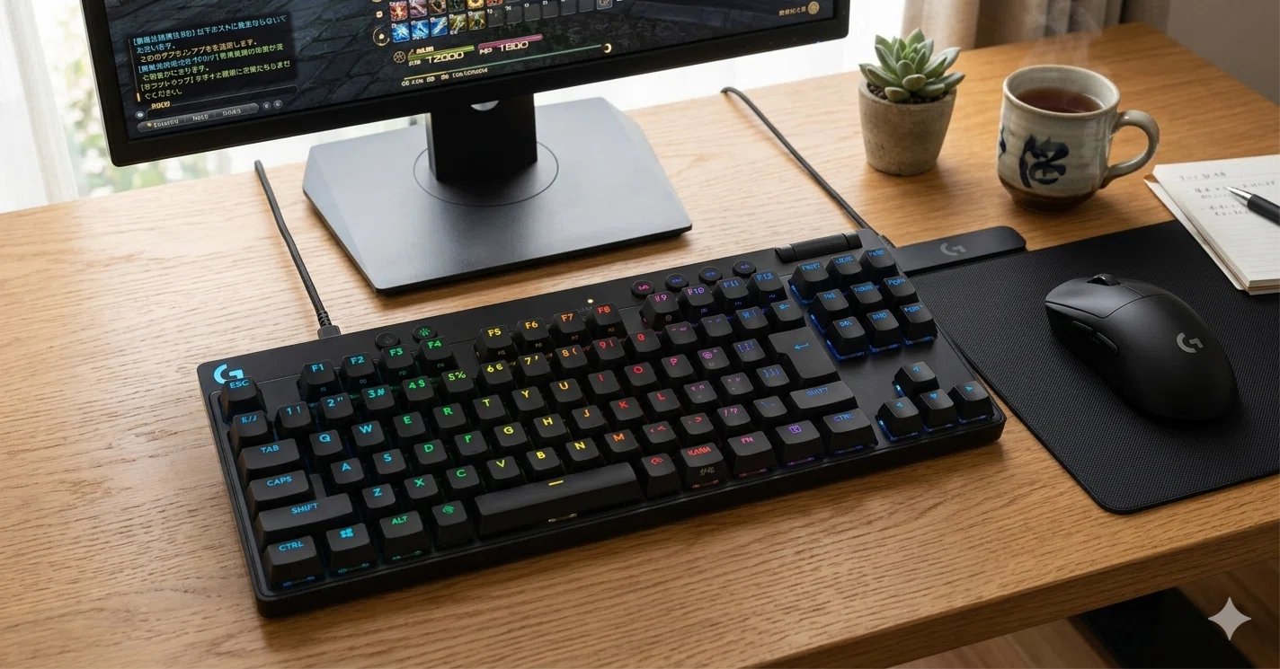 Logicool G PRO X TKL RAPIDが22,500円なら、“勝つためのキーボード