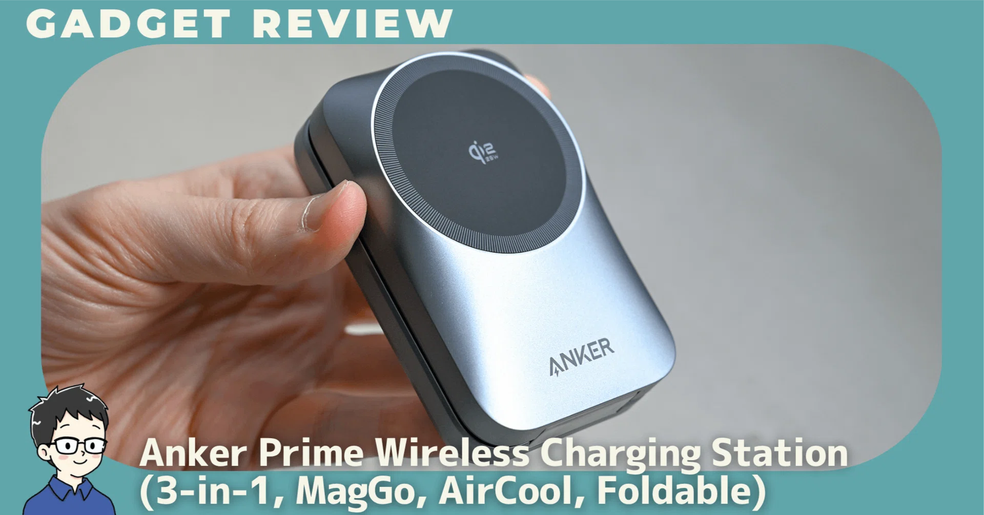 Anker Prime Wireless Charging Station (3-in-1, MagGo, AirCool 