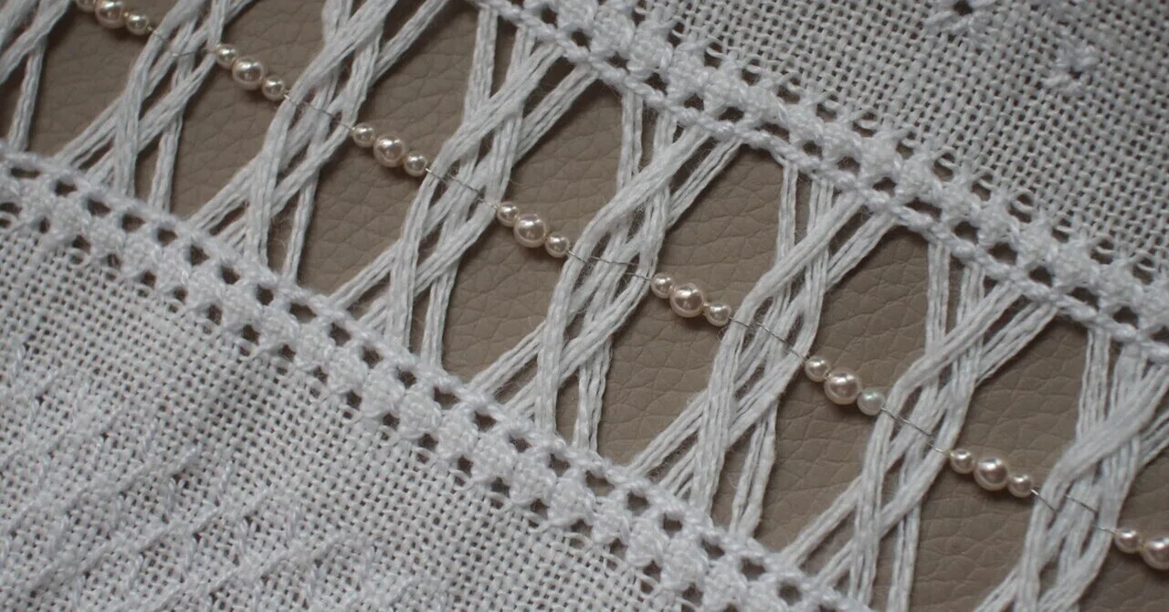 白糸刺繍 ドロンワーク完全ガイド｜刺繍デザイナー 福田彩