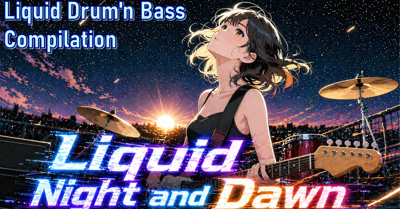 ドラムンベースアルバム「Liquid Night and Dawn」を制作しました