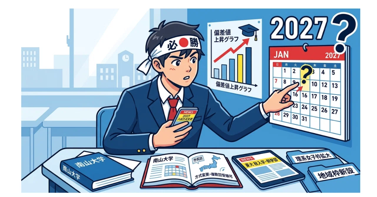 2027年度入試、もう調べた？東大新学部・南山大リニューアルなど「方式