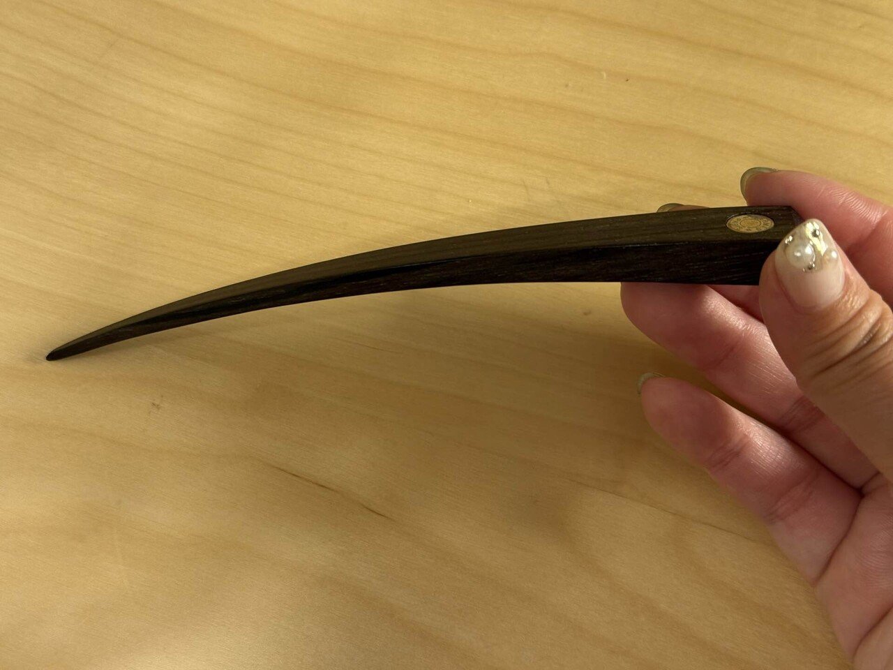 エルメスのかんざしを買った。「ビジネスかんざし」の最終回答だった