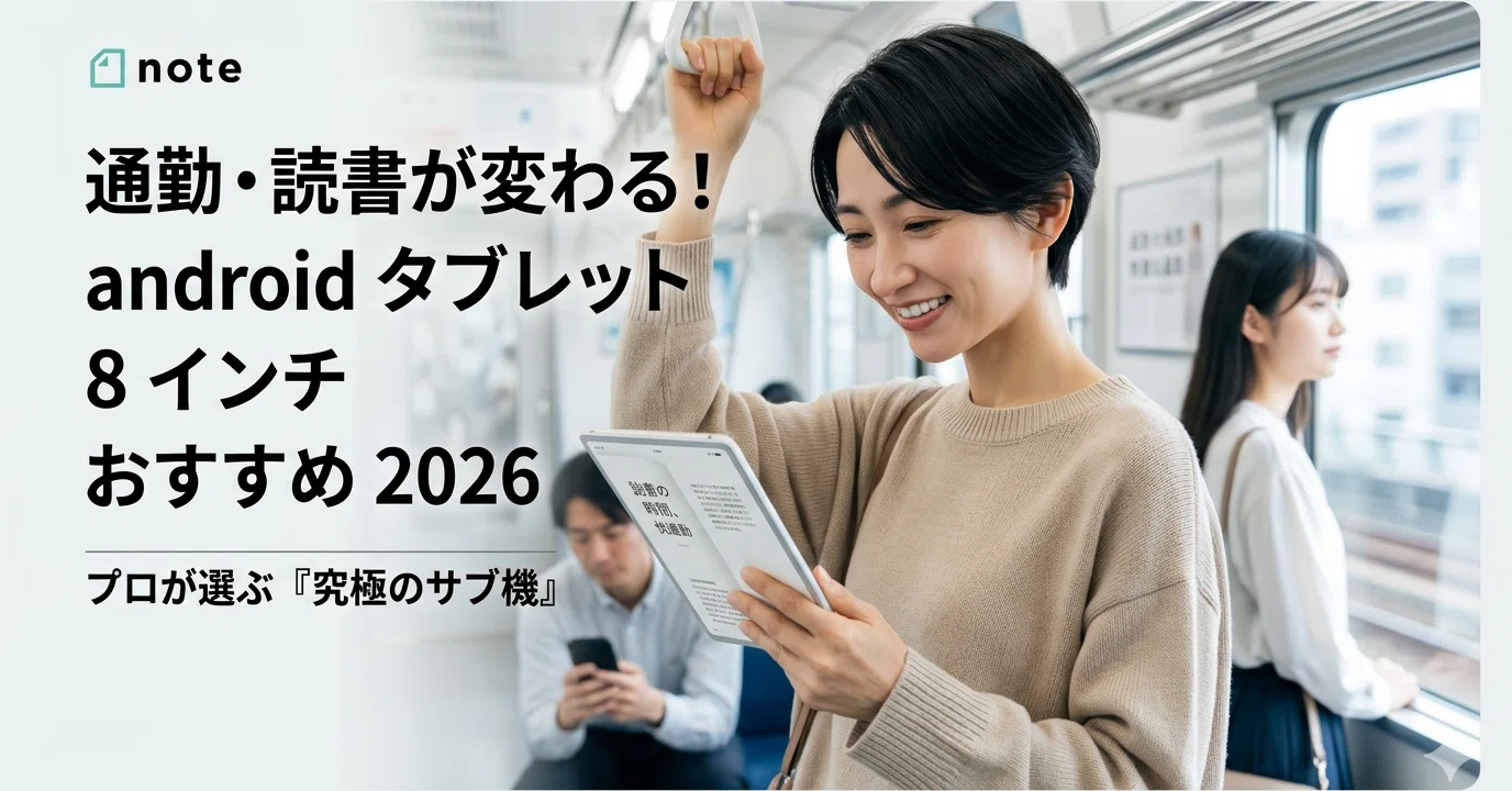 android タブレット 8 インチ おすすめ2026！通勤・読書を劇的に変える