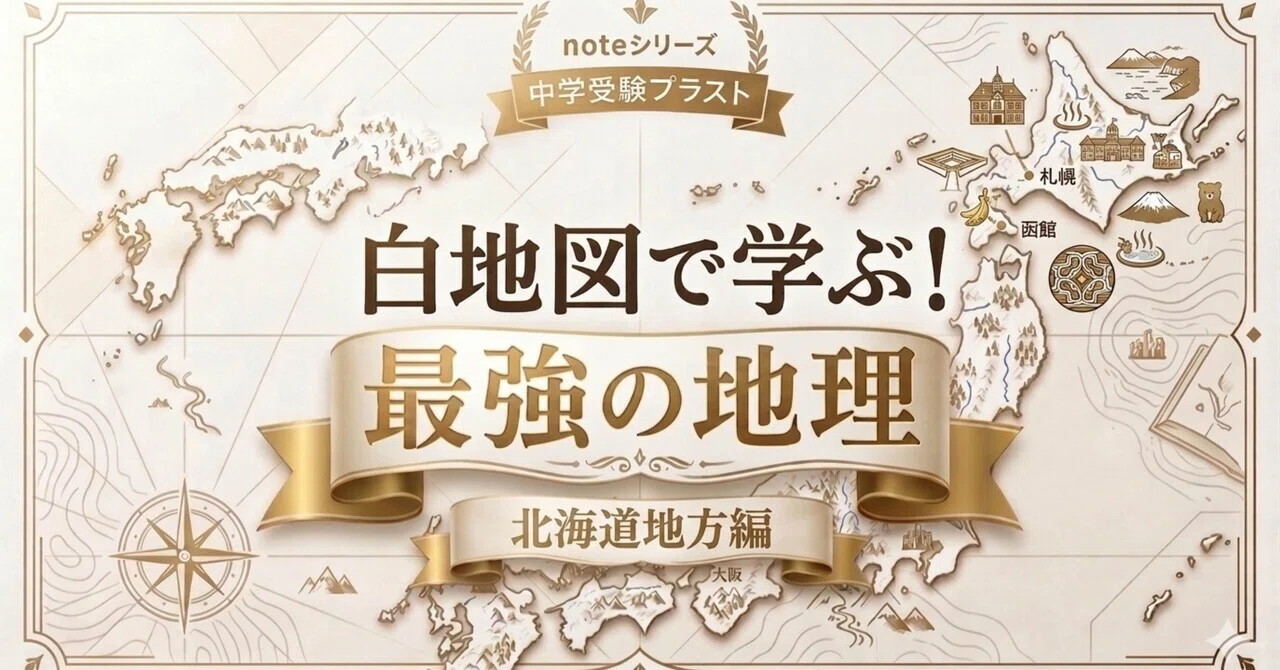 白地図で学ぶ！最強の地理｜中学受験プラスト｜note