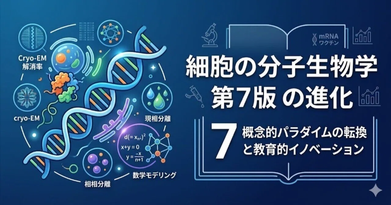 細胞から生命を理解する——『細胞の分子生物学 第7版』が教えてくれる