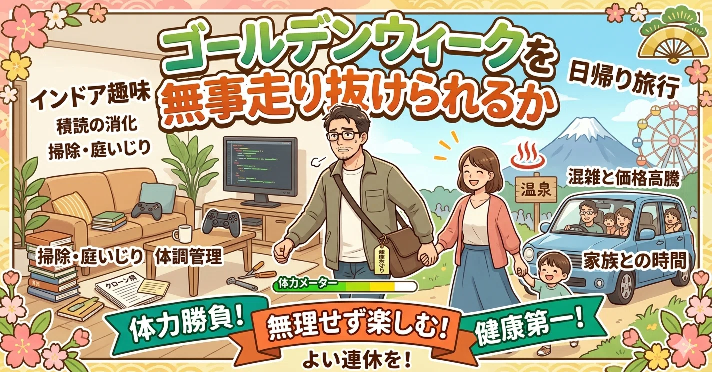 ゴールデンウィークを無事走り抜けられるか｜おとも