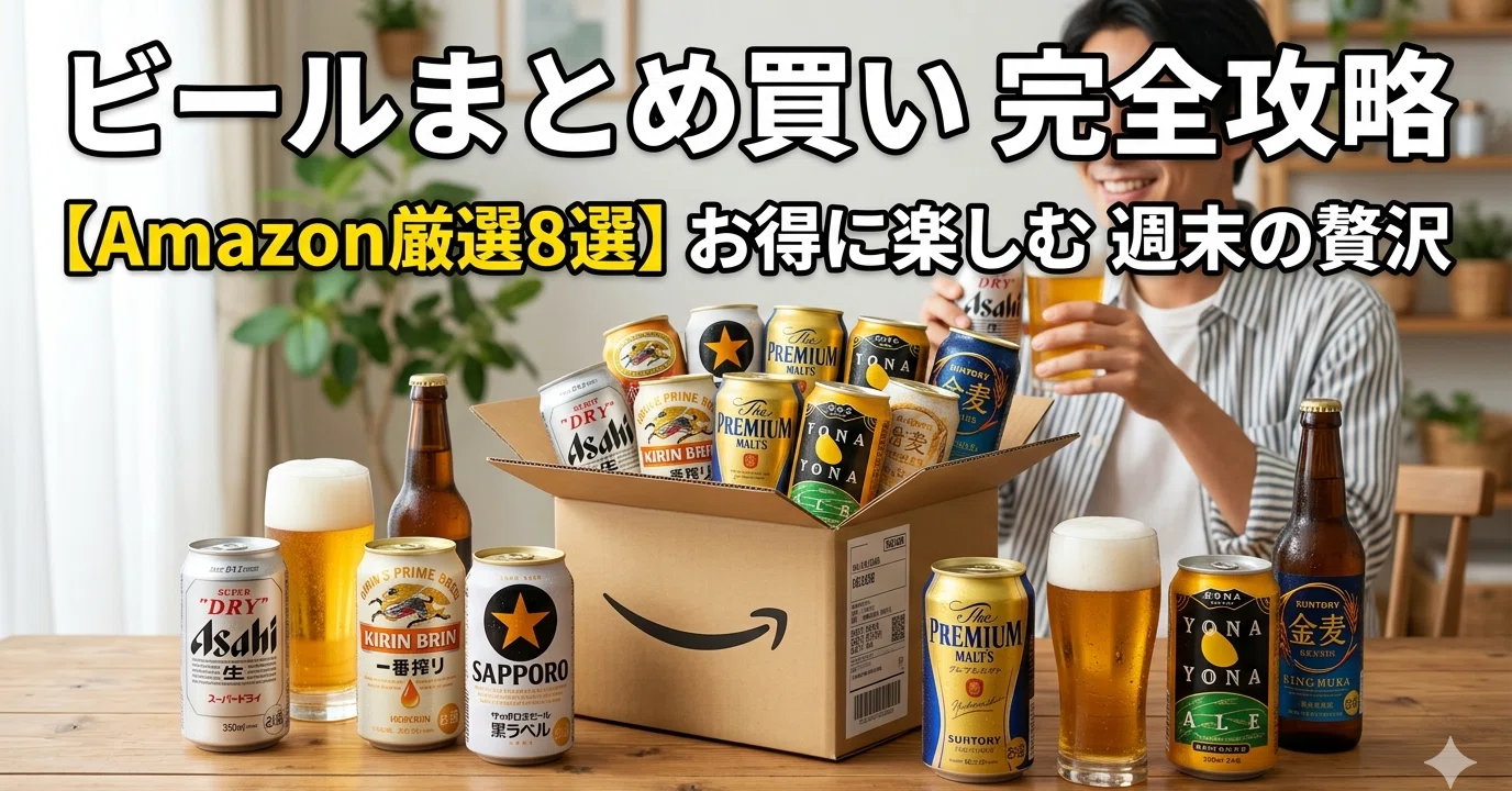 まだ重いケースを運んでる？Amazonで完結する「賢いビール生活」と 