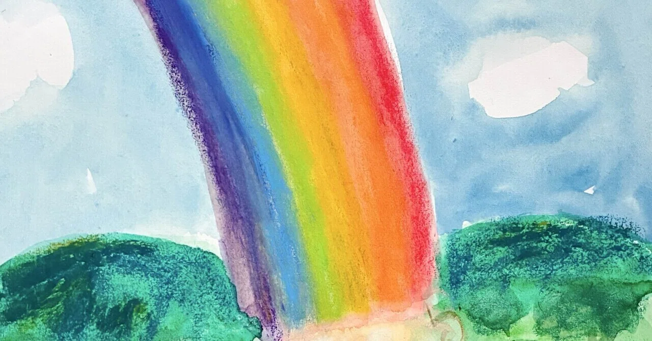 160絵日記 虹のふもと｜akikki