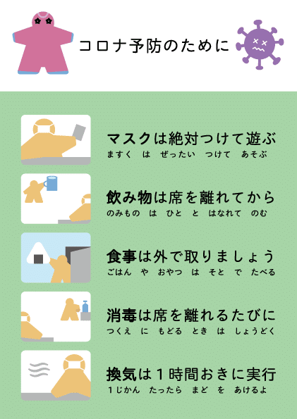アフターコロナのボードゲーム会 室内編 どすこいの助 Note