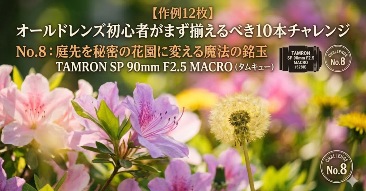 作例12枚】オールドレンズ初心者がまず揃えるべき10本チャレンジ No.8 