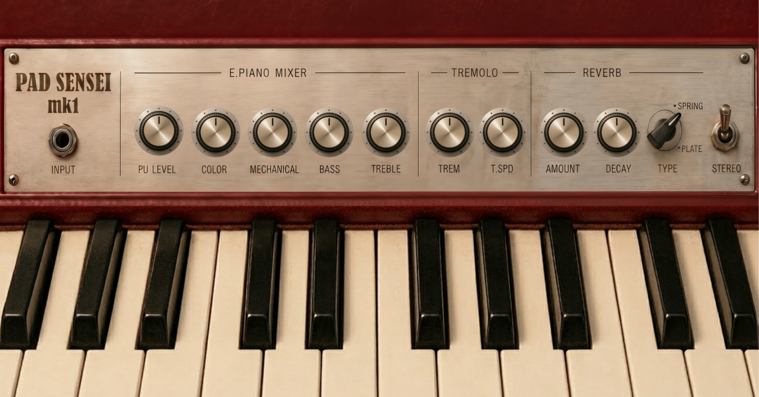 Spring reverb専用！ギタリスト、エンジニア必見！ 僕の考える最強のエレピを作る話 Spring Reverb難しすぎ Pad Sensei