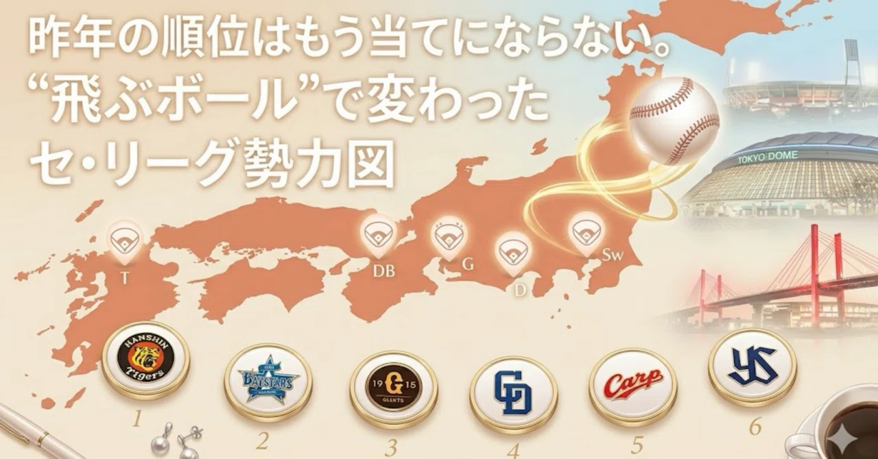 昨年の順位はもう当てにならない。“飛ぶボール”で変わったセ・リーグ