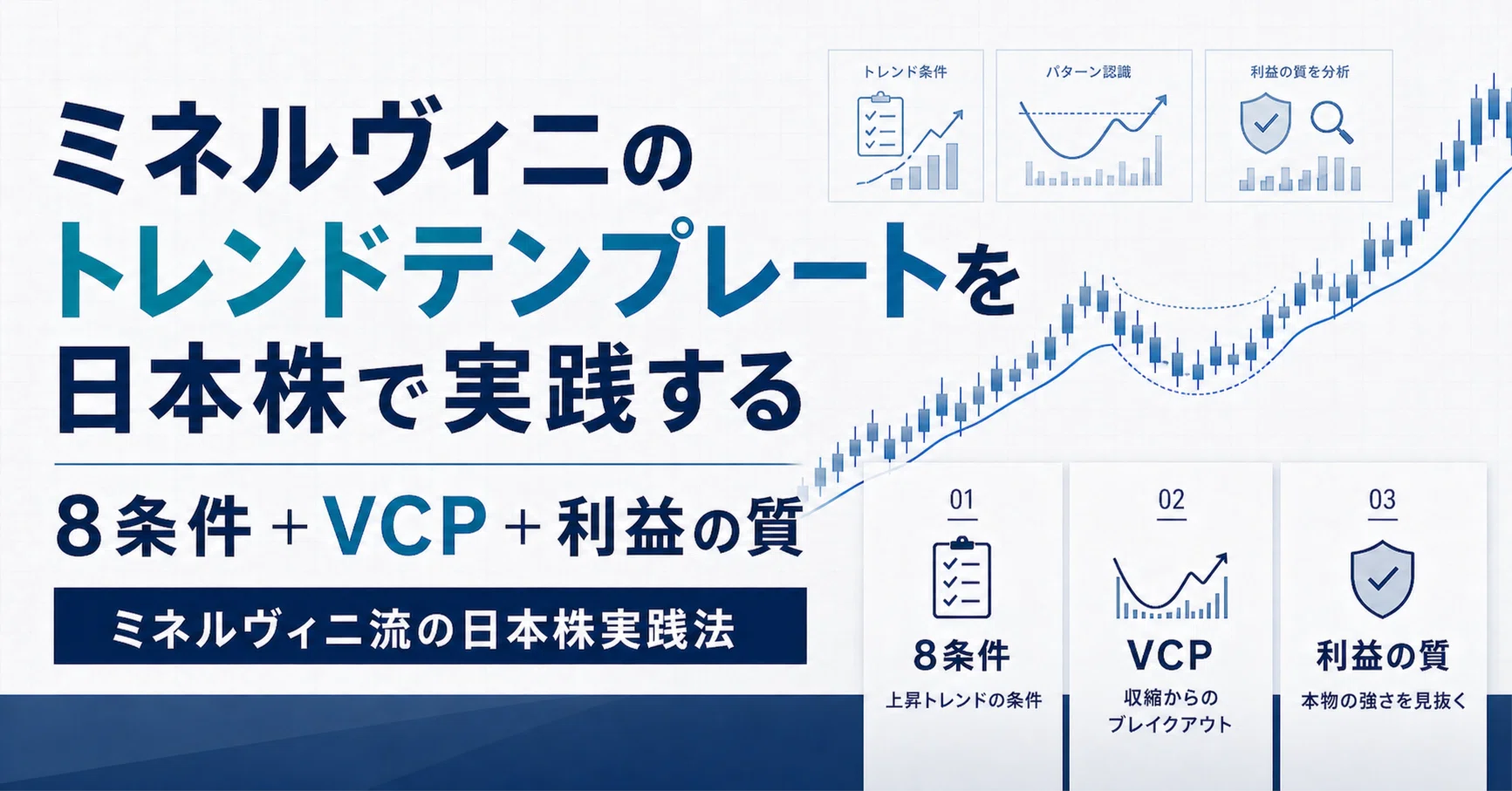 実戦株価採点表活用マニュアル ミネルヴィニのトレンドテンプレートを日本株で実践する — 8条件