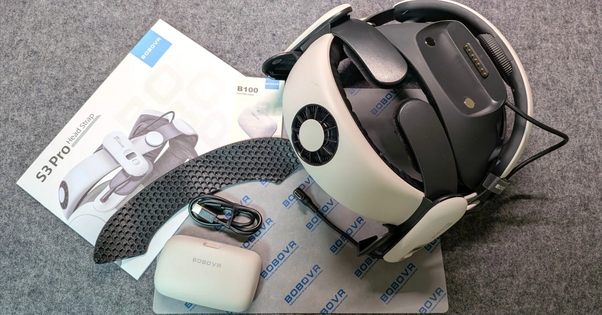  quest3 128GB bobovr周辺機器セット BOBOVR S3 Pro Battery Strap for Meta Quest 3 & Quest 3S
