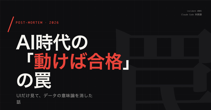 AI コーディングで Silent Regression を起こした話と、二度と起こさないための仕組み
