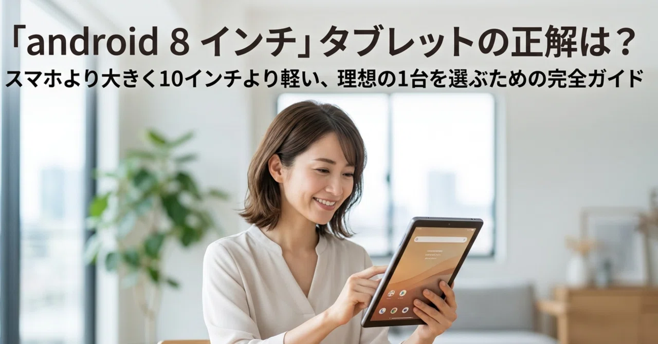 android 8 インチ」タブレットの正解は？スマホより大きく10インチより