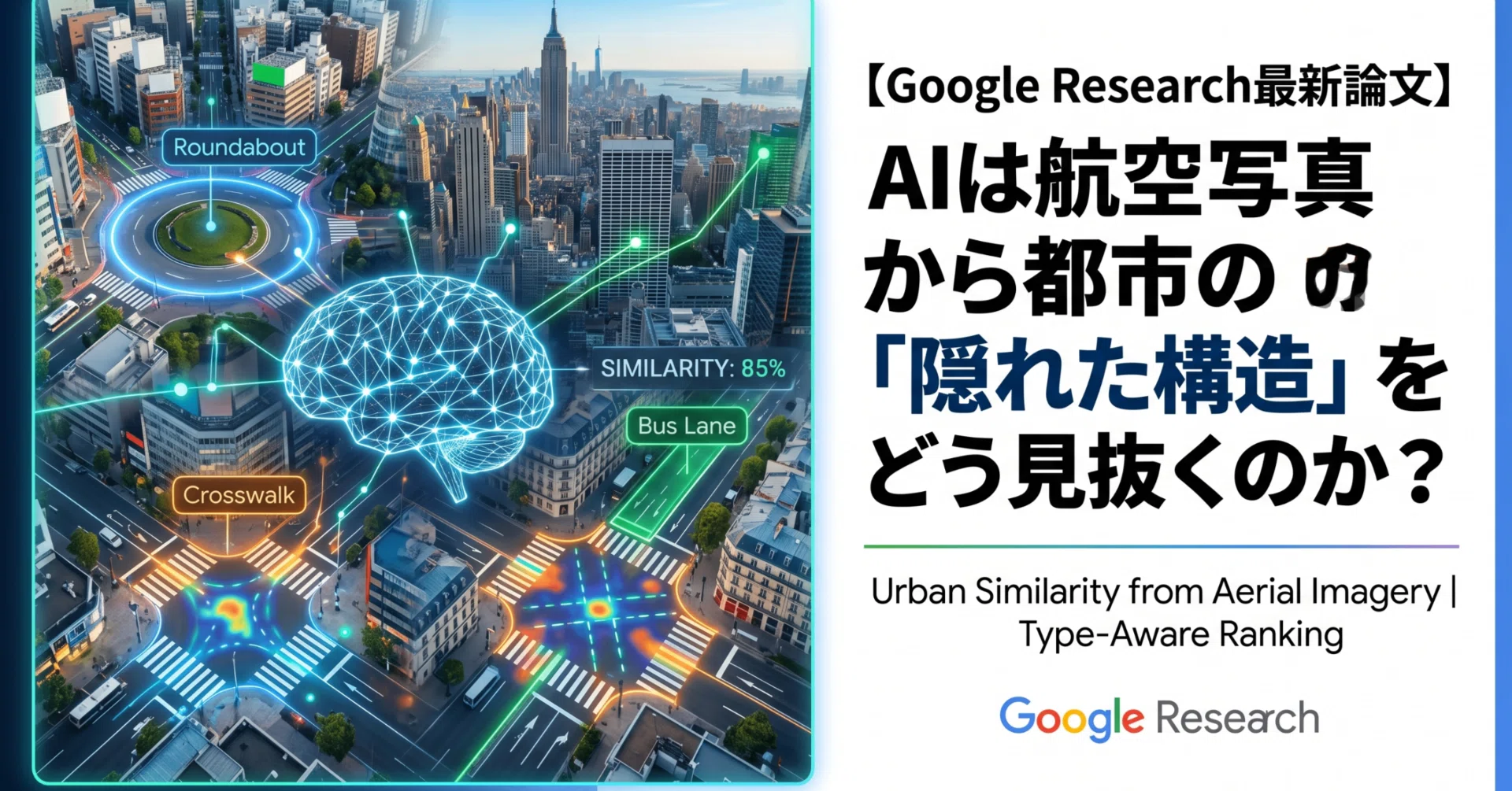 Google Research最新論文】AIは航空写真から都市の「隠れた構造」を