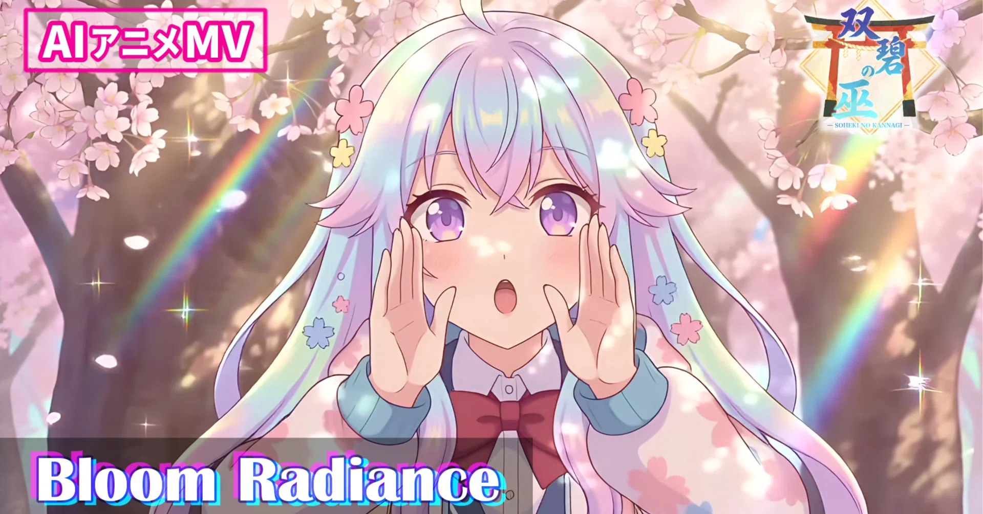 Bloom Radiance』AIでオリジナルアニメMVを作ってみた！#春 #ガラス
