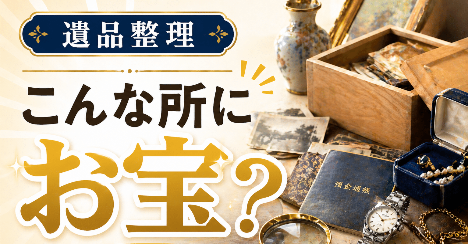 やさしい遺品整理講座|遺品整理で見落としやすいお宝|どの家庭にも やさしい遺品整理講座|遺品整理で見落としやすいお宝|どの家庭にも