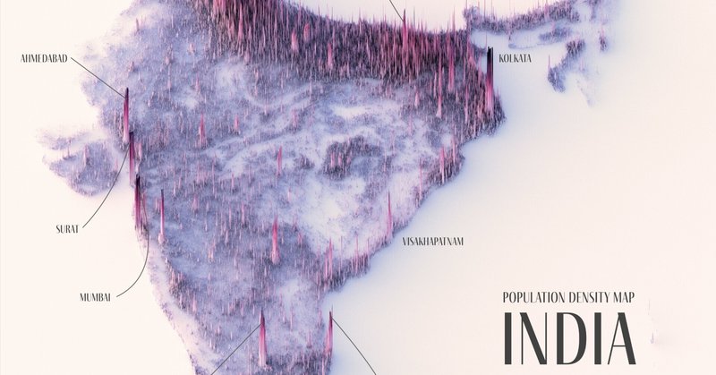 【地図分析】14億人の「成長の地図」 人口密度が示すインドの光と影（後編）