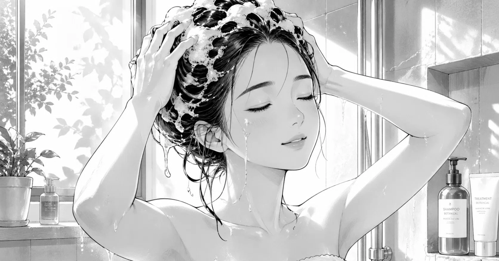 高い美容液より「シャンプーのやり方」を変えるだけで顔のたるみが引き