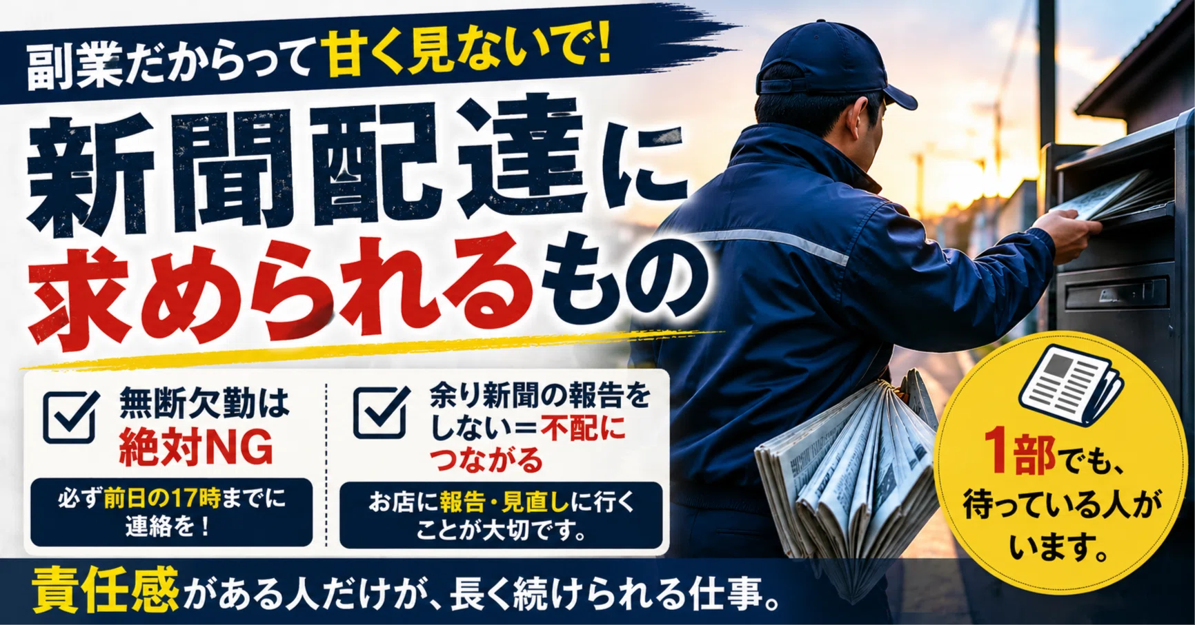 新聞配達は“ただの副業”ではないという話｜とう丸