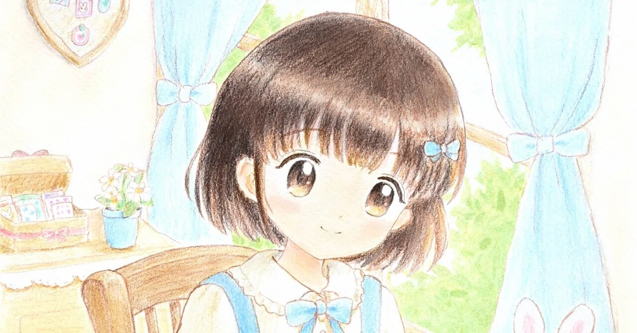 ノートに咲く、わたしの世界【イラスト】｜みいゆ