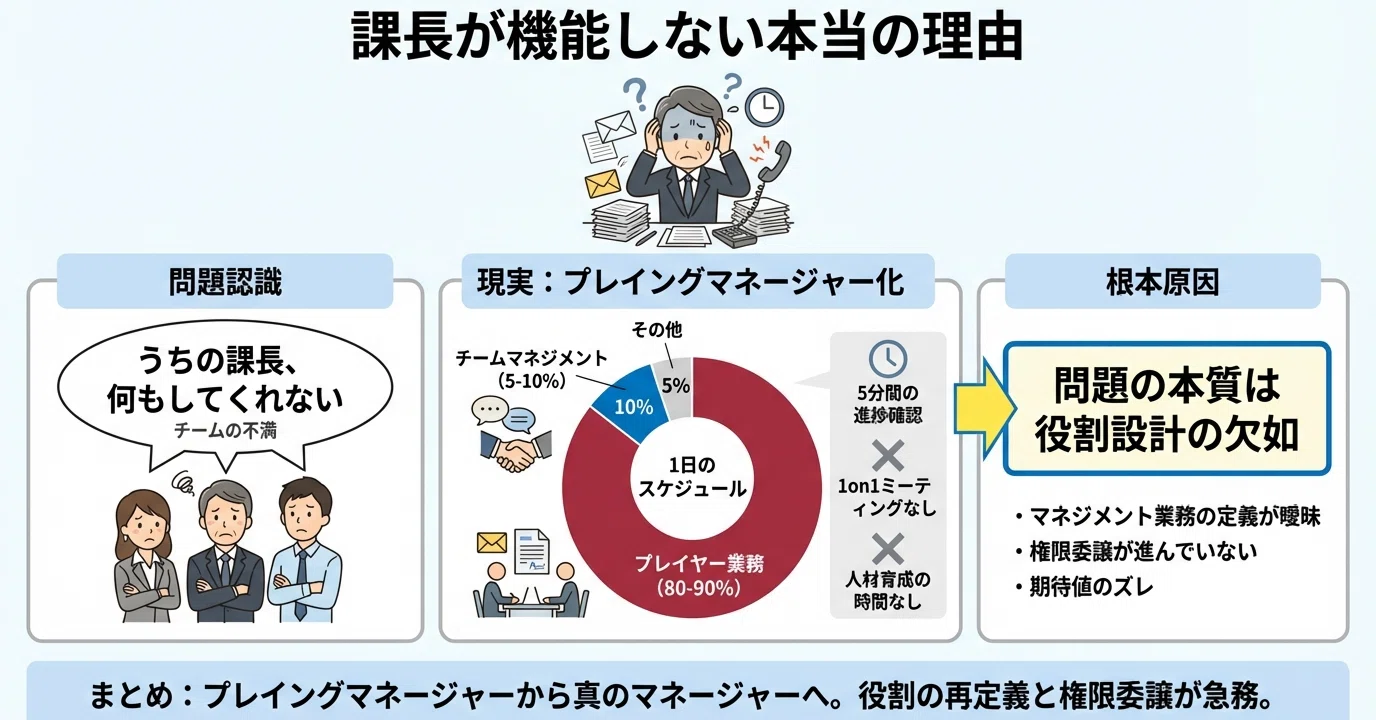 管理職が機能しない本当の理由｜研修では変わらない「役割設計」の欠如
