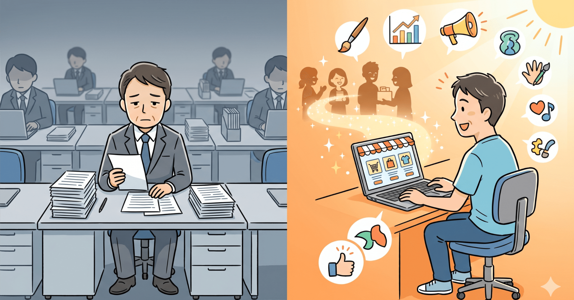 実体験】「やりたいこと」が見つからないまま50代へ。54歳会社員が副業