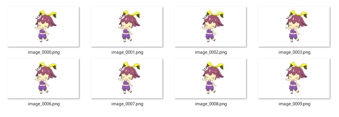 Unity Recorder でLive2D使った透過PNG作る(書き出しデータでも一応