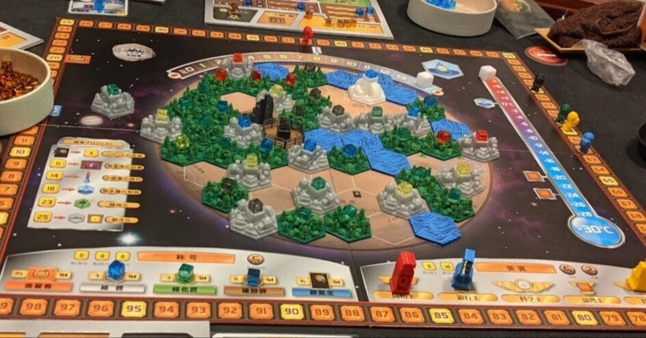 火星開拓ボードゲーム、テラフォーミングマーズ！！｜うーまっぷ