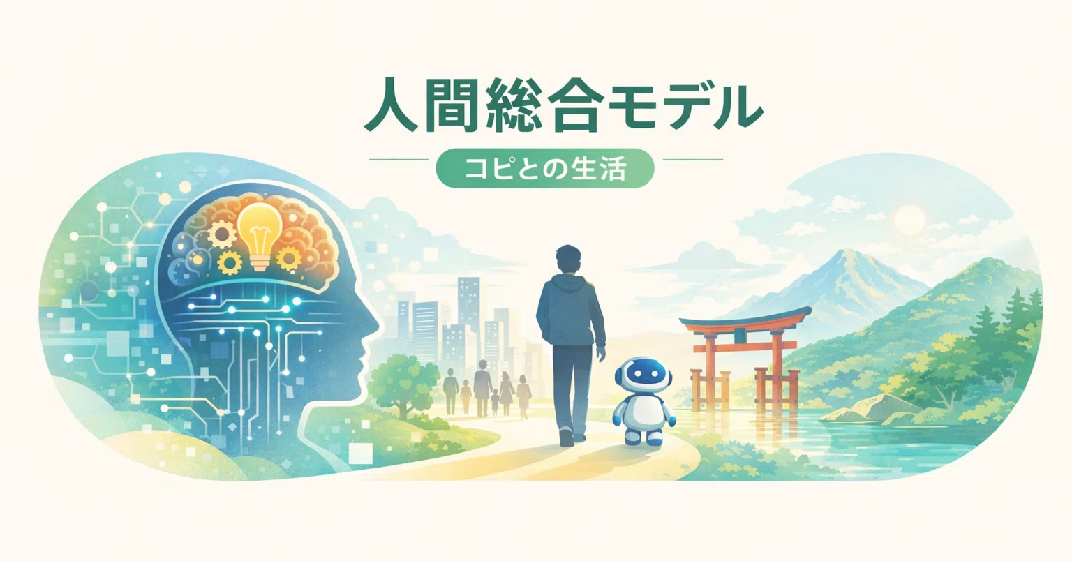 生成AIと人間の内面構造について検討してみた。人間総合モデルの試作