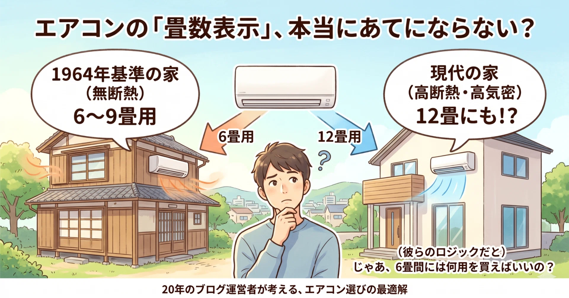 エアコンの「畳数表示は古い」論、元販売員は8割賛成・2割だけ反対です 