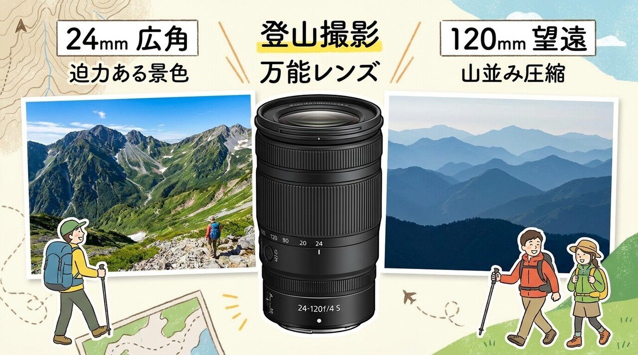 雨の日や登山でレンズ交換を減らす考え方｜24-120mmと2台体制の