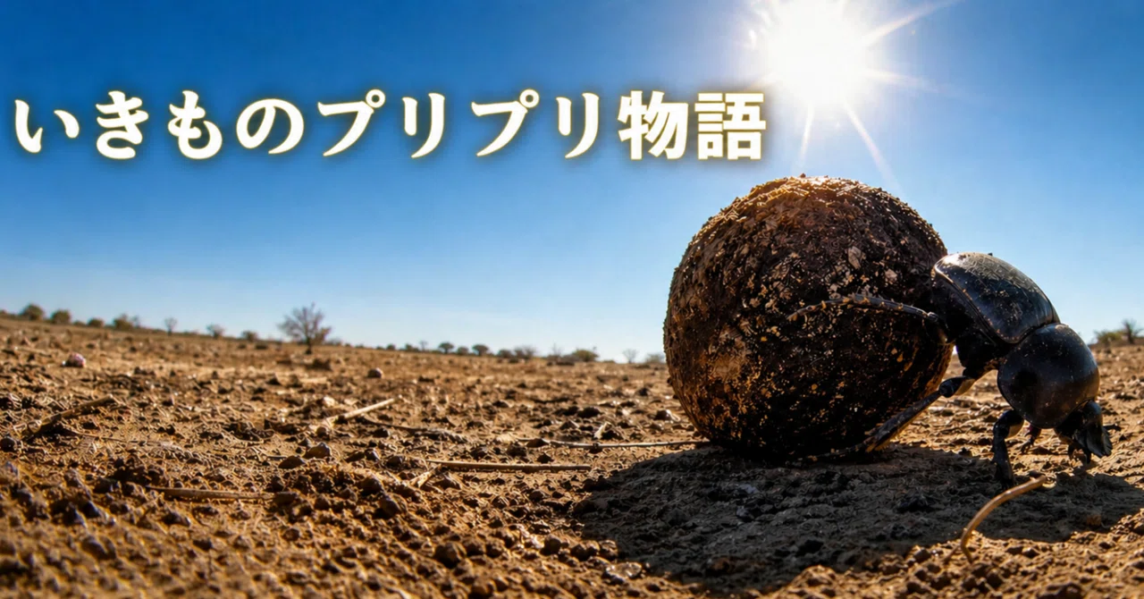 フンコロガシはなぜウンコを転がすのか。地味で笑えて、でもかなり大したやつだった。|にゃんブル