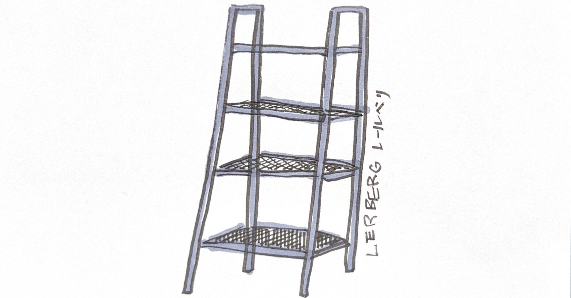【廃盤】LERBERG レールベリ 架台 廃盤 未開封 IKEA LERBERG レールベリ 架台2個セット ダークグレー