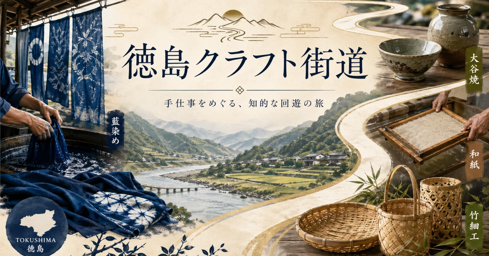 徳島クラフト街道をつくる発想はあり得るか｜徳島のユニークな魅力