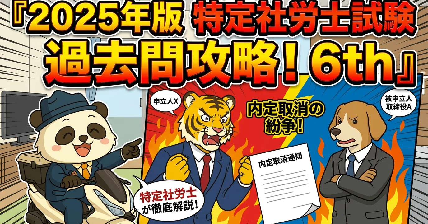 特定社労士試験2025過去問攻略【YouTube動画の補完版】｜わいえす