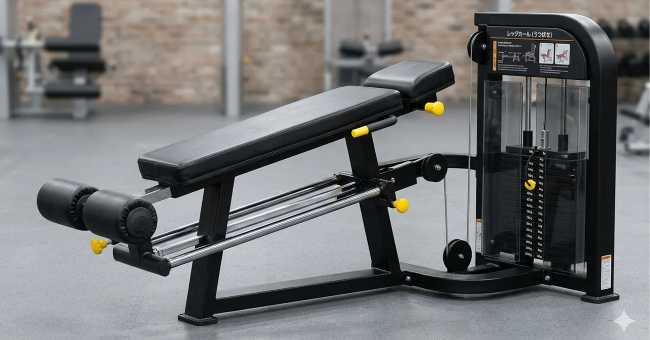 [No. 21] Leg Curls—The machine dedicated to 