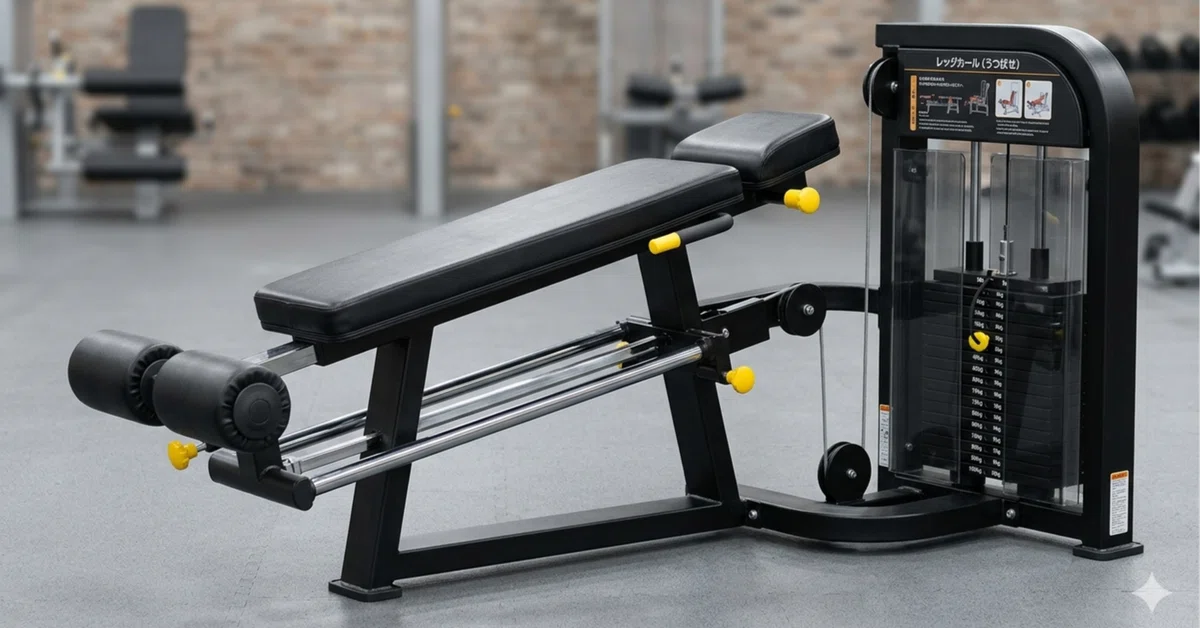 [No. 21] Leg Curls—The machine dedicated to 