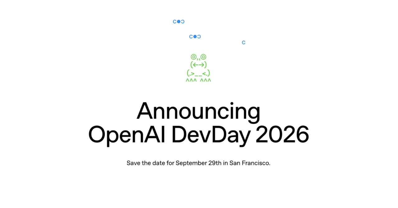 Arte de anúncio do OpenAI DevDay 2026