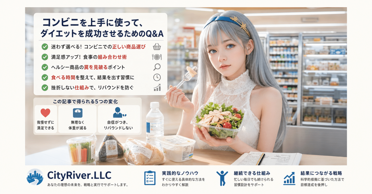 無理なくダイエットができる商品です。 コンビニを上手に使って、ダイエットを成功させるためのQ&A｜さやさや
