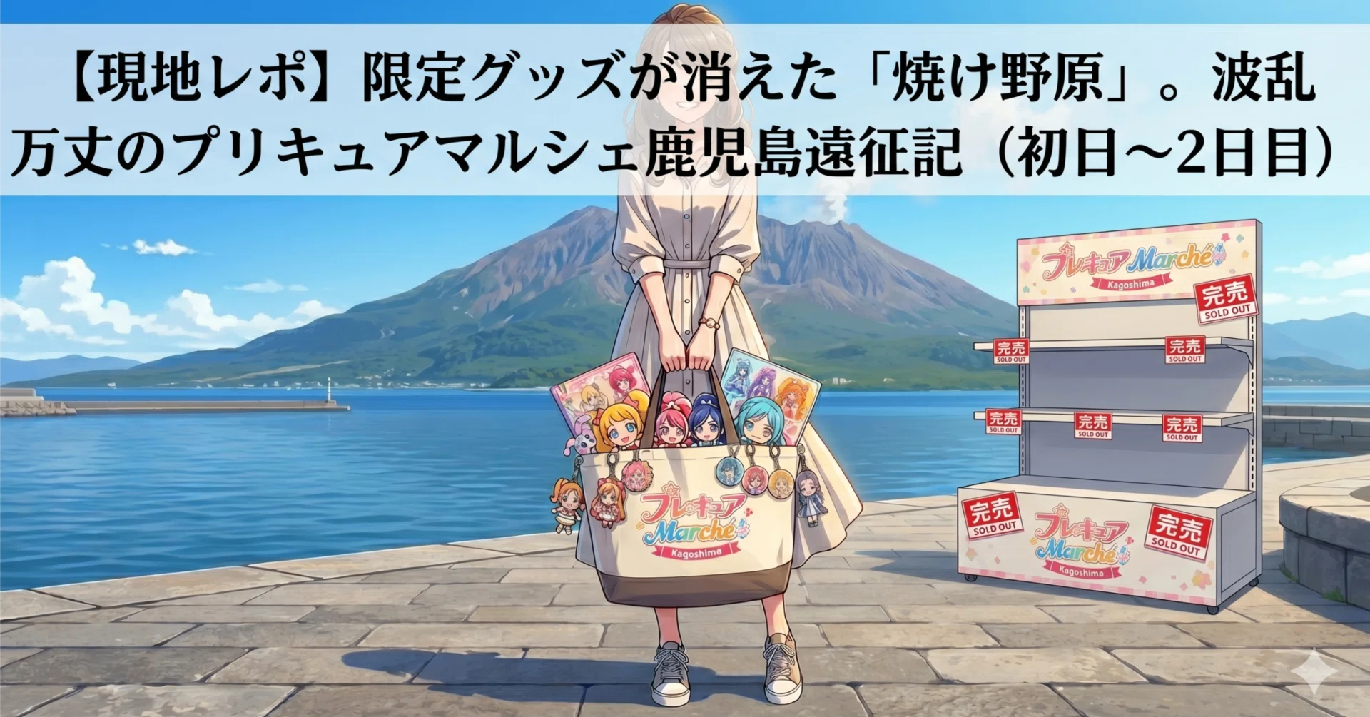現地レポ】限定グッズが消えた「焼け野原」。波乱万丈のプリキュア