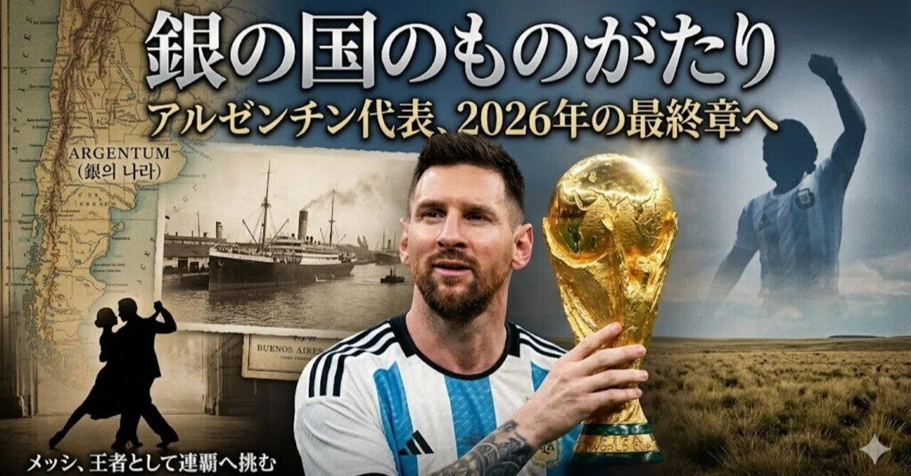 銀の国のものがたり──アルゼンチン代表、2026年の最終章へ 
