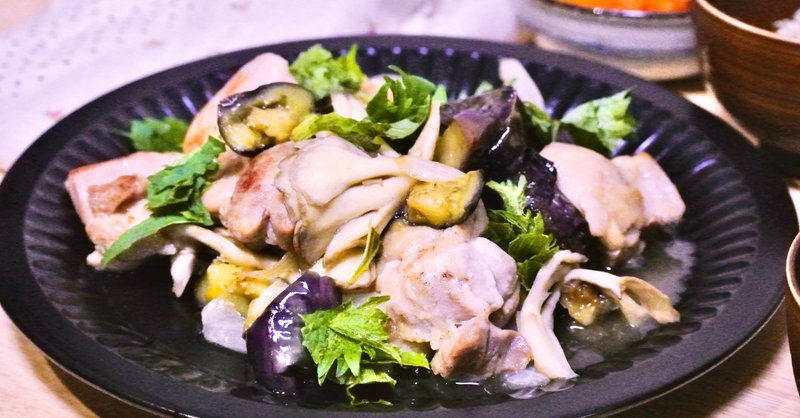 茄子 02 食欲ないときにも嬉しい 茄子と鶏肉のさっぱり炒め レシピあり ちびっこさん Note