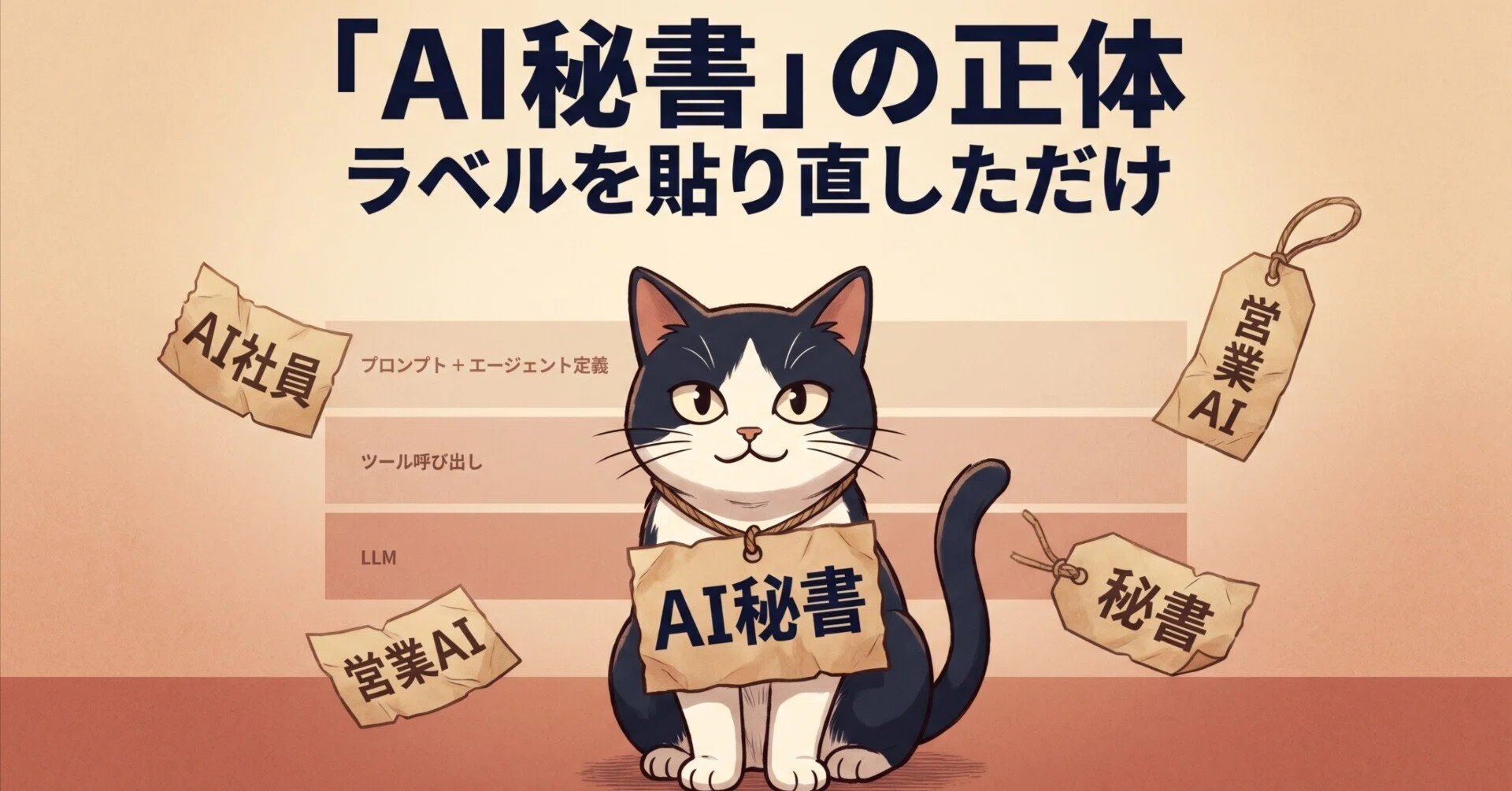 AI秘書」の正体は、エージェント定義にラベルを貼り直しただけ