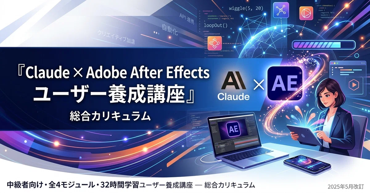 Claude × Adobe After Effects User Training Course — Comprehensive ...