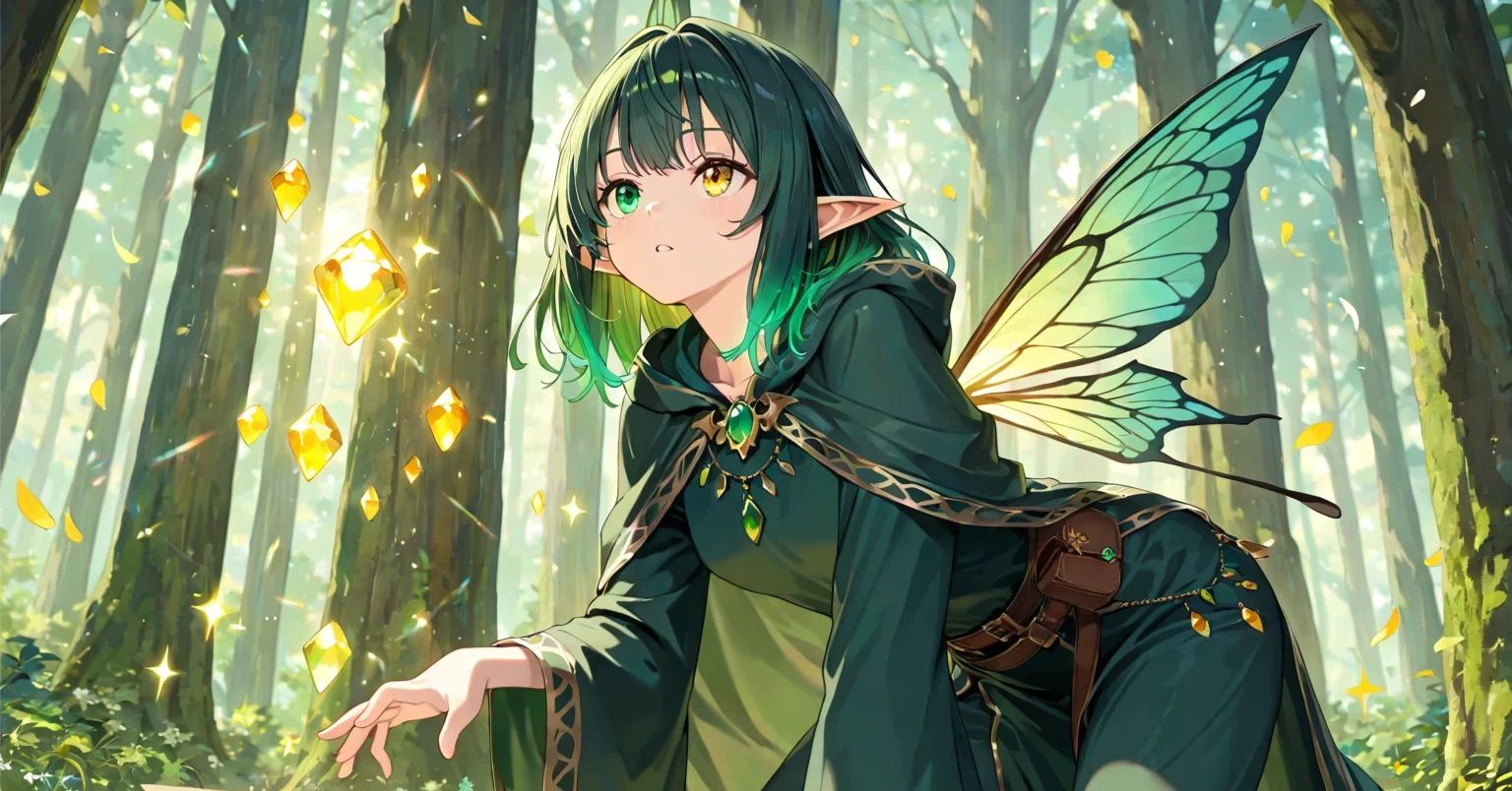妖精  妖精の魔術師」━━無邪気さと危険さが、同じ顔をしている【SeaArt