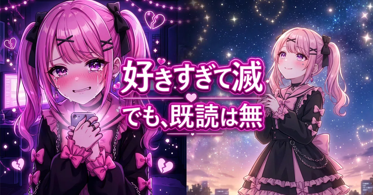 AI音楽】好きすぎて滅、でも既読は無。届かない想いを歌にしてみた｜Mii