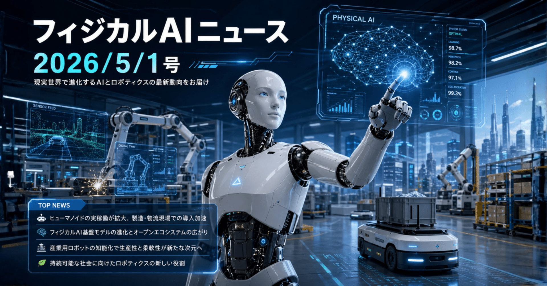 2026衝撃的デビュー！真90Kpa超強力吸引！業界初 AIホコリ自動検知！ フィジカルAIニュース(2026/5/1号)｜Yasuhito Morimoto